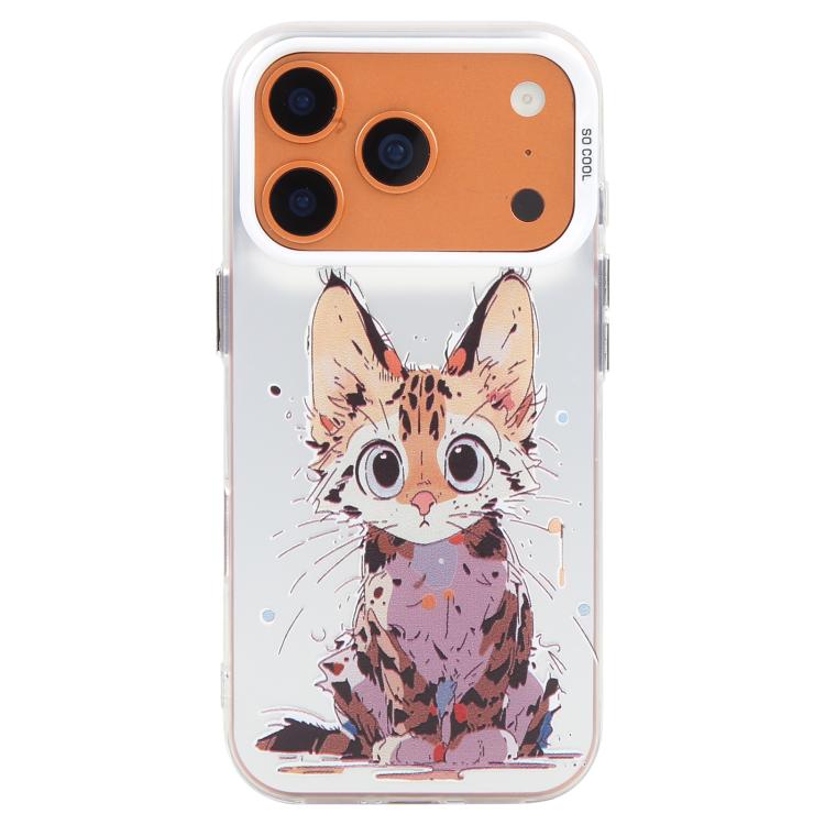 Serie di dipinti a olio con motivo animale PC + custodia per telefono in TPU, For iPhone 17 Pro Max