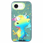 Serie di dipinti a olio con motivo animale PC + custodia per telefono in TPU, For iPhone 17e / 16e