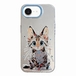 Serie di dipinti a olio con motivo animale PC + custodia per telefono in TPU, For iPhone 17e / 16e