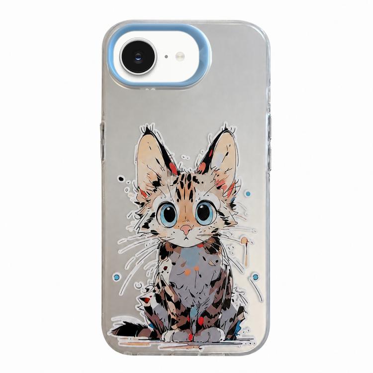 Serie di dipinti a olio con motivo animale PC + custodia per telefono in TPU, For iPhone 17e / 16e