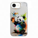 Serie di dipinti a olio con motivo animale PC + custodia per telefono in TPU, For iPhone 17e / 16e
