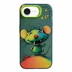 Serie di dipinti a olio con motivo animale PC + custodia per telefono in TPU, For iPhone 17e / 16e