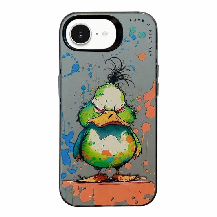 Serie di dipinti a olio con motivo animale PC + custodia per telefono in TPU, For iPhone 17e / 16e