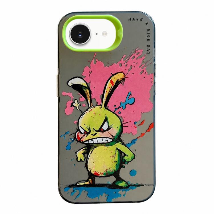 Serie di dipinti a olio con motivo animale PC + custodia per telefono in TPU, For iPhone 17e / 16e