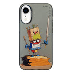 Serie di dipinti a olio con motivo animale PC + custodia per telefono in TPU, For iPhone XR
