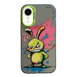 Serie di dipinti a olio con motivo animale PC + custodia per telefono in TPU, For iPhone XR