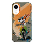 Serie di dipinti a olio con motivo animale PC + custodia per telefono in TPU, For iPhone XR