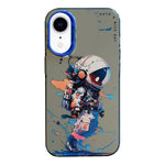 Serie di dipinti a olio con motivo animale PC + custodia per telefono in TPU, For iPhone XR