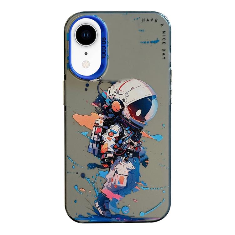 Serie di dipinti a olio con motivo animale PC + custodia per telefono in TPU, For iPhone XR