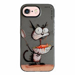 Serie di dipinti a olio con motivo animale PC + custodia per telefono in TPU, For iPhone 6s / 6