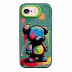 Serie di dipinti a olio con motivo animale PC + custodia per telefono in TPU, For iPhone 6s / 6