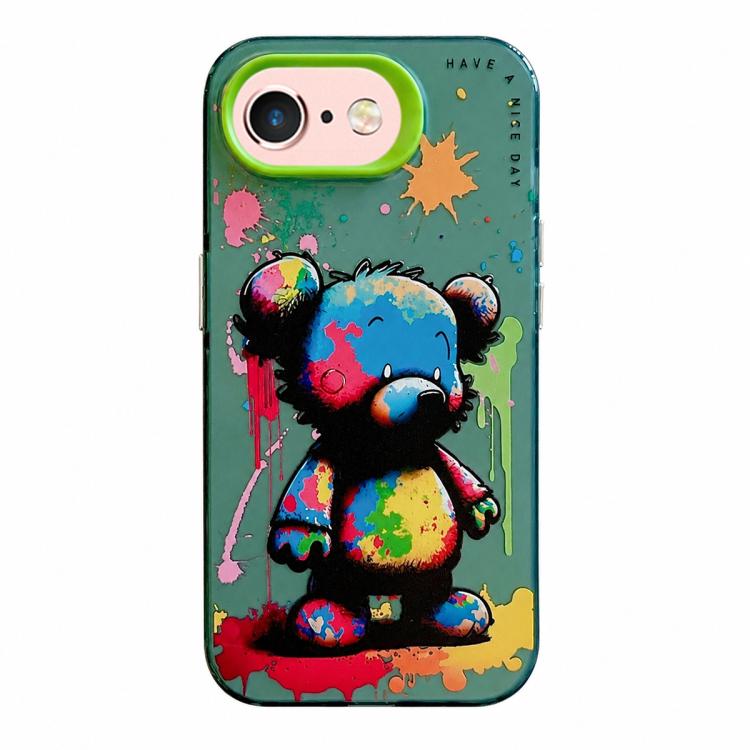 Serie di dipinti a olio con motivo animale PC + custodia per telefono in TPU, For iPhone 6s / 6