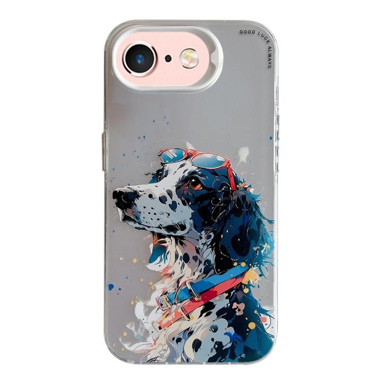 Serie di dipinti a olio con motivo animale PC + custodia per telefono in TPU, For iPhone 6s / 6