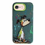 Serie di dipinti a olio con motivo animale PC + custodia per telefono in TPU, For iPhone 6s / 6