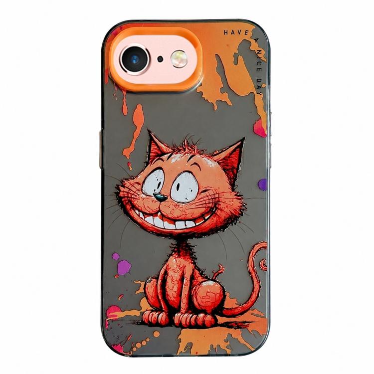 Serie di dipinti a olio con motivo animale PC + custodia per telefono in TPU, For iPhone 6s / 6
