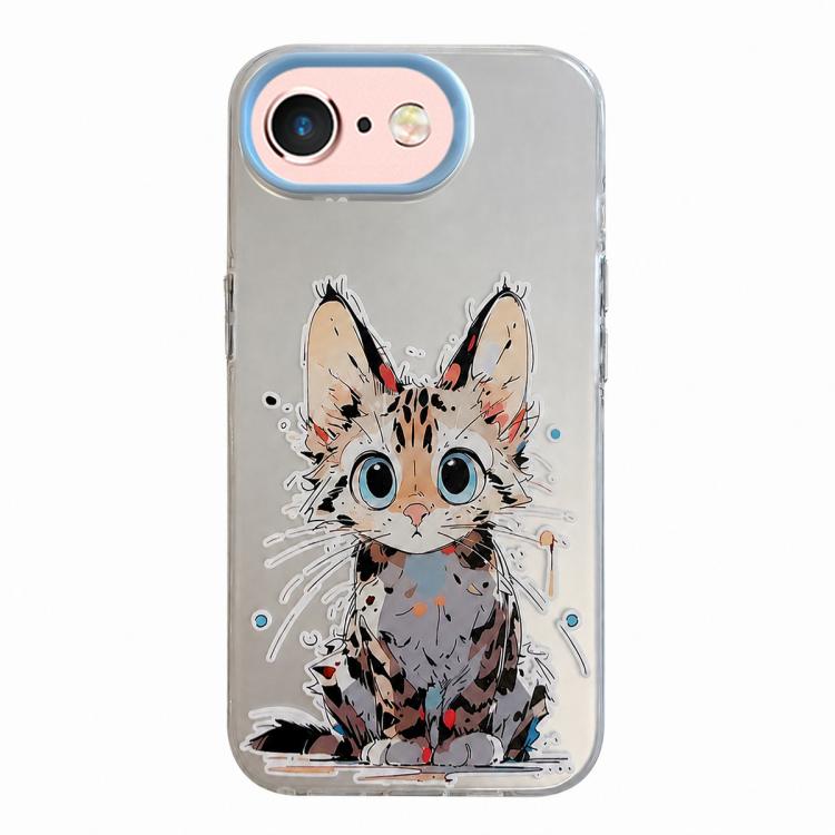 Serie di dipinti a olio con motivo animale PC + custodia per telefono in TPU, For iPhone 6s / 6