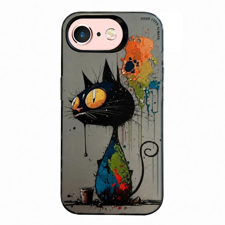 Serie di dipinti a olio con motivo animale PC + custodia per telefono in TPU, For iPhone 6s / 6