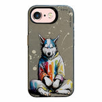 Serie di dipinti a olio con motivo animale PC + custodia per telefono in TPU, For iPhone 6s / 6