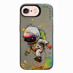 Serie di dipinti a olio con motivo animale PC + custodia per telefono in TPU, For iPhone 6s / 6
