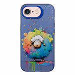 Serie di dipinti a olio con motivo animale PC + custodia per telefono in TPU, For iPhone 6s / 6