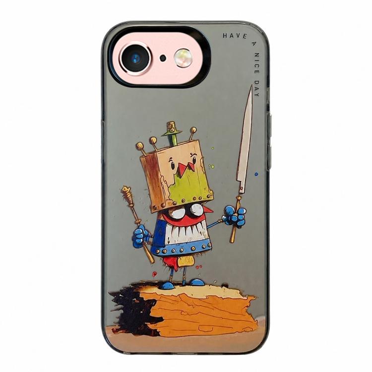Serie di dipinti a olio con motivo animale PC + custodia per telefono in TPU, For iPhone 6s / 6