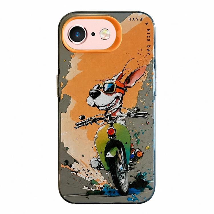 Serie di dipinti a olio con motivo animale PC + custodia per telefono in TPU, For iPhone 6s / 6