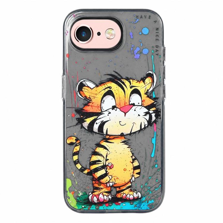 Serie di dipinti a olio con motivo animale PC + custodia per telefono in TPU, For iPhone 6s Plus / 6 Plus