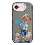 Serie di dipinti a olio con motivo animale PC + custodia per telefono in TPU, For iPhone 6s Plus / 6 Plus