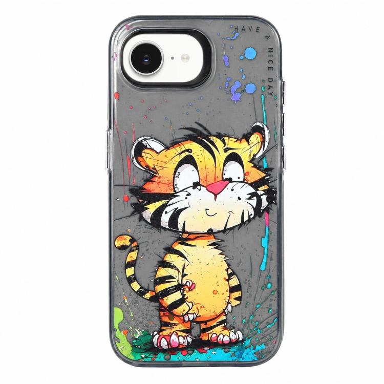 Serie di dipinti a olio con motivo animale PC + custodia per telefono in TPU, For iPhone 7 / 8 / SE 2020