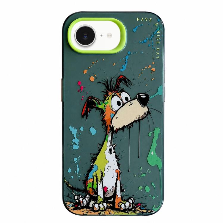 Serie di dipinti a olio con motivo animale PC + custodia per telefono in TPU, For iPhone 7 / 8 / SE 2020