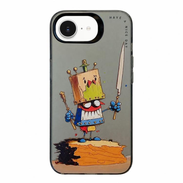 Serie di dipinti a olio con motivo animale PC + custodia per telefono in TPU, For iPhone 7 / 8 / SE 2020