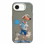 Serie di dipinti a olio con motivo animale PC + custodia per telefono in TPU, For iPhone 7 / 8 / SE 2020