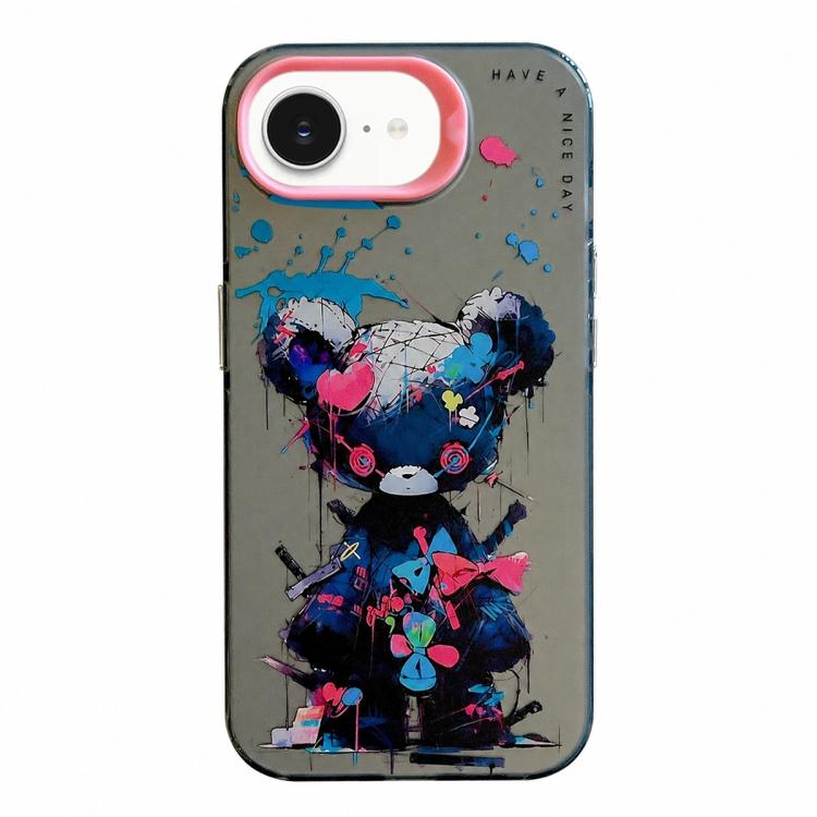 Serie di dipinti a olio con motivo animale PC + custodia per telefono in TPU, For iPhone 7 / 8 / SE 2020
