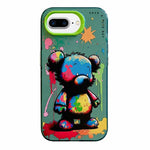Serie di dipinti a olio con motivo animale PC + custodia per telefono in TPU, For iPhone 7 Plus / 8 Plus