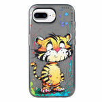 Serie di dipinti a olio con motivo animale PC + custodia per telefono in TPU, For iPhone 7 Plus / 8 Plus