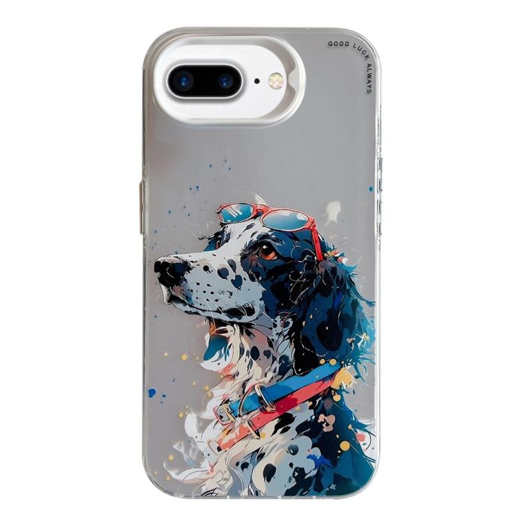 Serie di dipinti a olio con motivo animale PC + custodia per telefono in TPU, For iPhone 7 Plus / 8 Plus