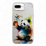 Serie di dipinti a olio con motivo animale PC + custodia per telefono in TPU, For iPhone 7 Plus / 8 Plus