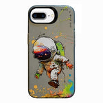 Serie di dipinti a olio con motivo animale PC + custodia per telefono in TPU, For iPhone 7 Plus / 8 Plus