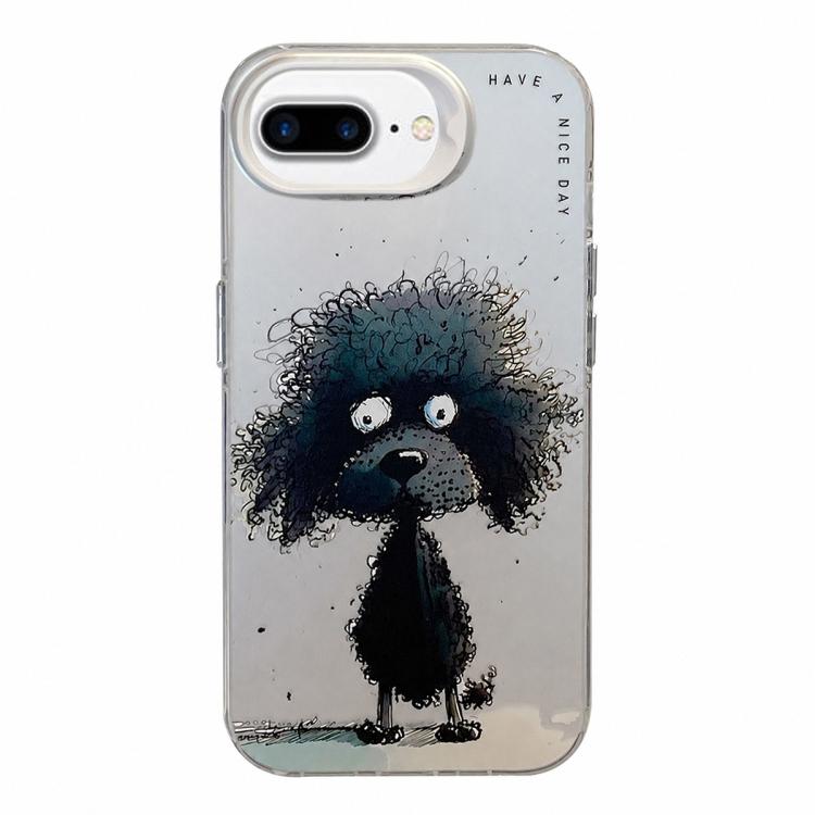 Serie di dipinti a olio con motivo animale PC + custodia per telefono in TPU, For iPhone 7 Plus / 8 Plus