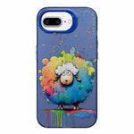 Serie di dipinti a olio con motivo animale PC + custodia per telefono in TPU, For iPhone 7 Plus / 8 Plus