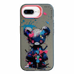 Serie di dipinti a olio con motivo animale PC + custodia per telefono in TPU, For iPhone 7 Plus / 8 Plus
