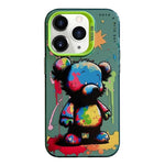 Serie di dipinti a olio con motivo animale PC + custodia per telefono in TPU, For iPhone 11 Pro