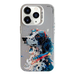 Serie di dipinti a olio con motivo animale PC + custodia per telefono in TPU, For iPhone 11 Pro