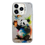 Serie di dipinti a olio con motivo animale PC + custodia per telefono in TPU, For iPhone 11 Pro