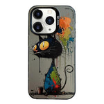 Serie di dipinti a olio con motivo animale PC + custodia per telefono in TPU, For iPhone 11 Pro