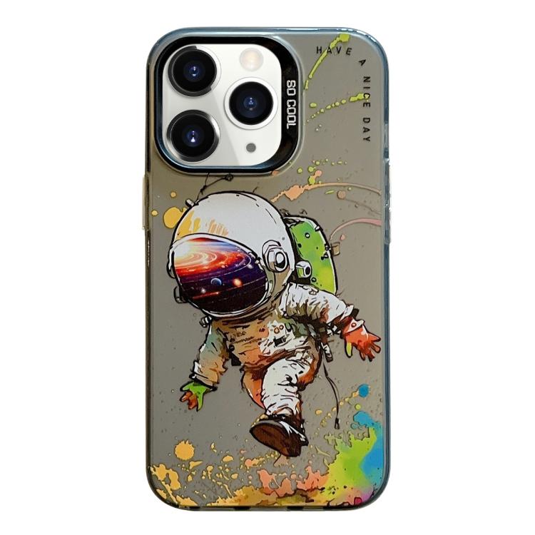 Serie di dipinti a olio con motivo animale PC + custodia per telefono in TPU, For iPhone 11 Pro