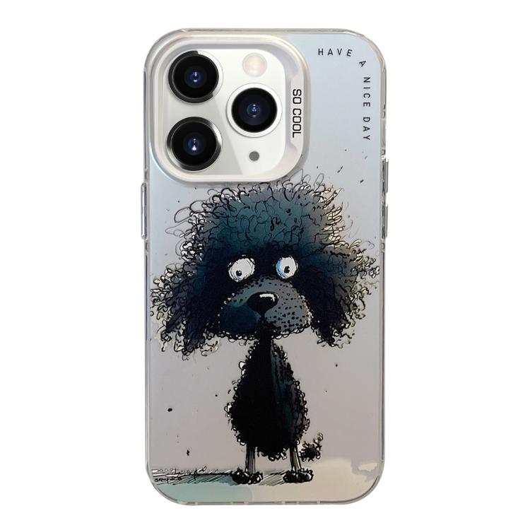 Serie di dipinti a olio con motivo animale PC + custodia per telefono in TPU, For iPhone 11 Pro