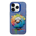 Serie di dipinti a olio con motivo animale PC + custodia per telefono in TPU, For iPhone 11 Pro
