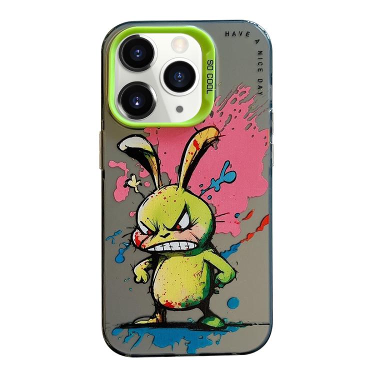 Serie di dipinti a olio con motivo animale PC + custodia per telefono in TPU, For iPhone 11 Pro