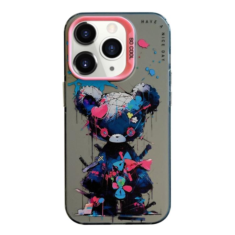 Serie di dipinti a olio con motivo animale PC + custodia per telefono in TPU, For iPhone 11 Pro